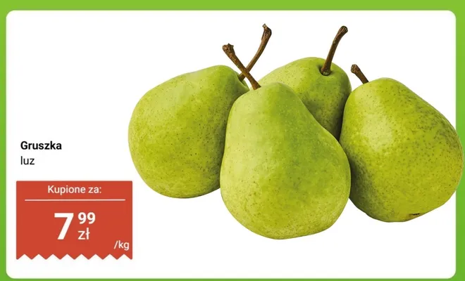 Gruszka luz promocja w Dino