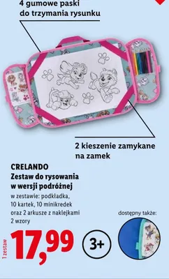Zestaw do rysowania w wersji podróżnej promocja w Lidl