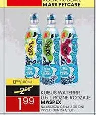 Napój Kubuś Waterrr jabłkowy promocja w Wafelek