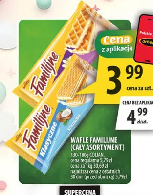 Wafle Familijne Klasyczne promocja w Arhelan