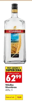 Wódka Stumbras promocja w Biedronka