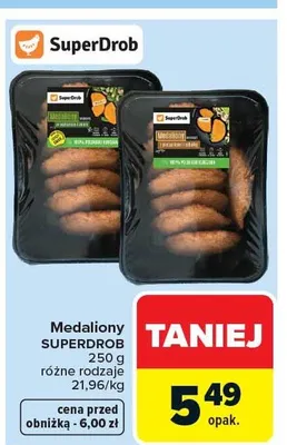 Medaliony Superdrob różne rodzaje promocja w Carrefour Market