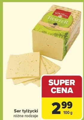 Ser tylżycki różne rodzaje promocja w Carrefour Market