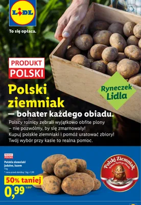 Ziemniaki jadalne polskie luzem promocja w Lidl