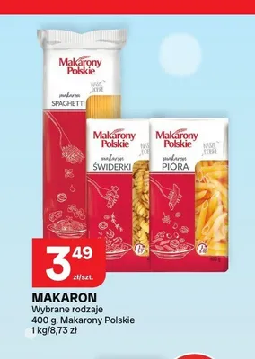 Makaron Makarony Polskie promocja w Chorten