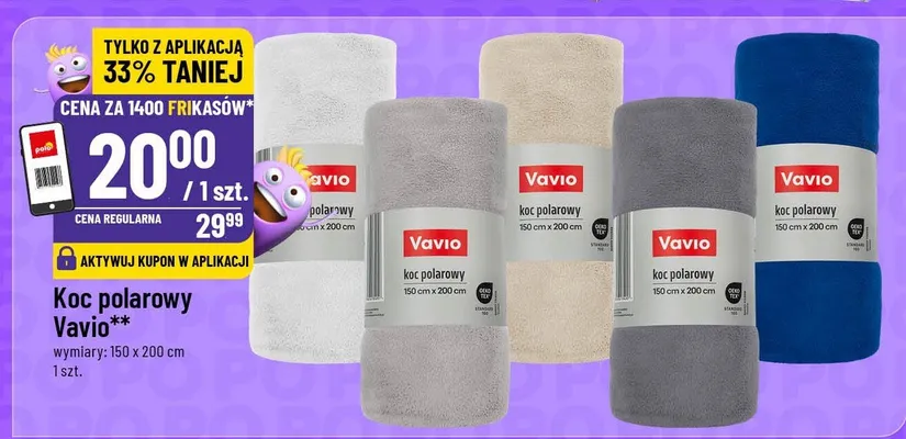 Koc polarowy promocja w POLOmarket