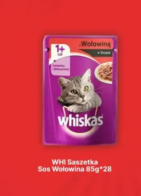 Karma dla kota Whiskas saszetka sos wołowina promocja w API Market