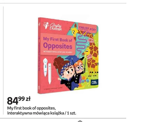 Książka interaktywna mówiąca My First Book of Opposites promocja w Empik