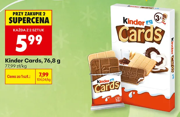 Kinder Cards promocja w Biedronka