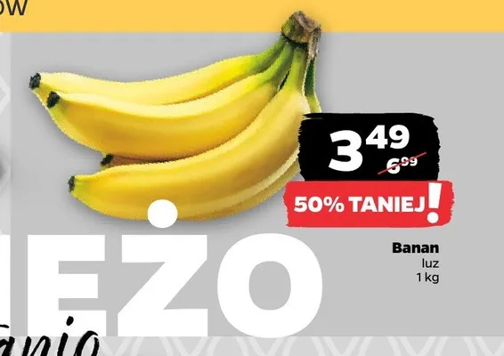 Banany luz promocja w Netto