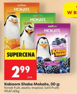 Napój instant Mokate Kaboom Shake Forest Fruit promocja w Biedronka