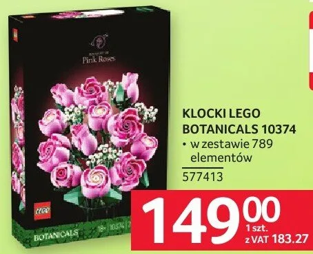 Klocki LEGO Botanicals 10374 w zestawie 789 elementów promocja w Selgros