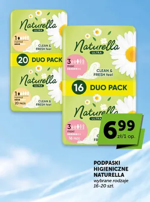 Podpaski higieniczne Naturella Ultra Maxi promocja w Groszek