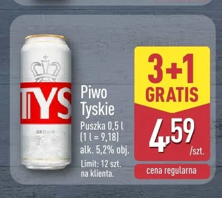 Piwo Tyskie promocja w Aldi