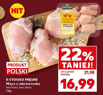 Mięso z uda kurczaka bez kości, bez skóry promocja w Kaufland
