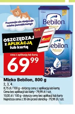 Mleko Bebilon Advance promocja w Twój Market