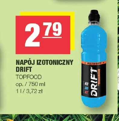 Napój izotoniczny wieloowocowy Drift promocja w SPAR