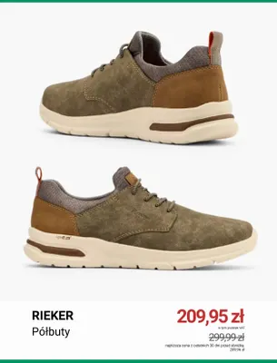 Półbuty Rieker promocja w Deichmann