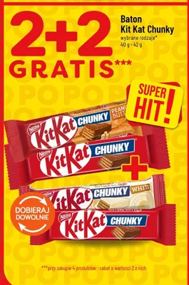 Baton Kit Kat Chunky Nestlé promocja w POLOmarket