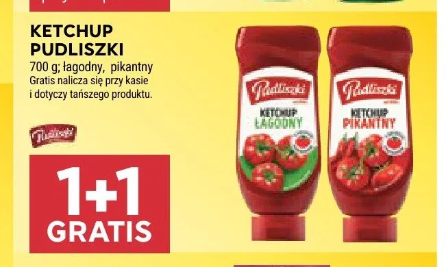 Ketchup Pudliszki promocja w Stokrotka