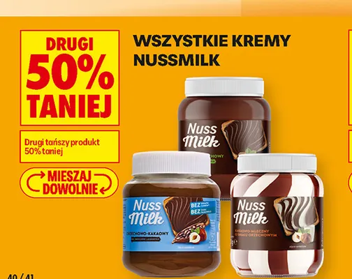 Krem orzechowy Nussmilk promocja w Biedronka