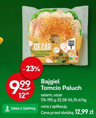 Bajgiel salami, cezar promocja w Żabka