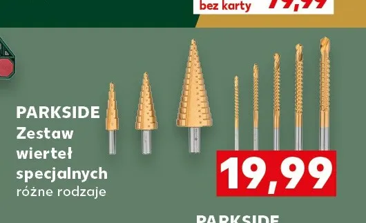 Zestaw wierteł specjalnych Parkside promocja w Kaufland