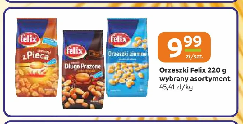 Orzeszki ziemne Felix z Pieca promocja w Gama