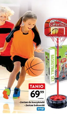 Zestaw do koszykówki promocja w Intermarche