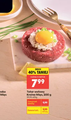 Tatar wołowy Kraina Mięs promocja w Biedronka