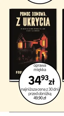 Książka Pomoc domowa Z ukrycia Freida McFadden promocja w Empik