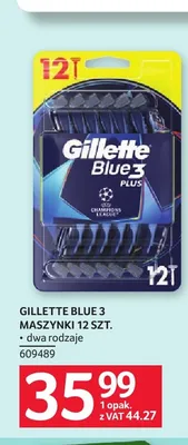 Maszynki do golenia Gillette Blue 3 Plus promocja w Selgros