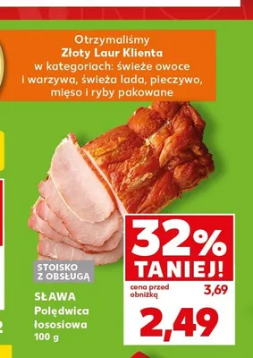 Polędwica łososiowa Sława promocja w Kaufland