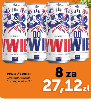 Piwo Żywiec wybrane rodzaje promocja w ABC