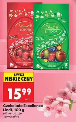 Czekolada Excellence Lindor promocja w Biedronka