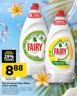Płyn do naczyń Fairy Cytryna promocja w Hitpol