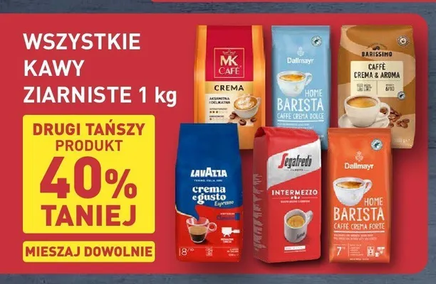 Kawa ziarnista Lavazza Crema e Gusto Espresso promocja w Aldi