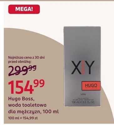 Woda toaletowa dla mężczyzn Hugo Boss promocja w Rossmann