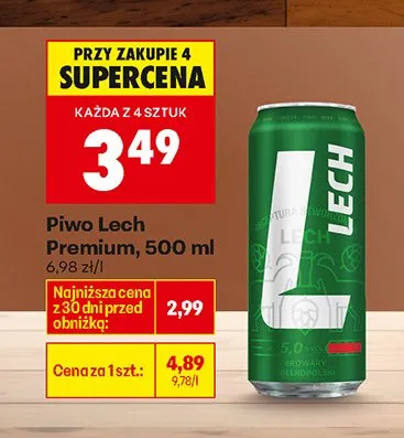 Piwo Premium promocja w Biedronka
