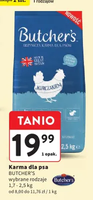 Karma dla psa Butcher's promocja w Intermarche