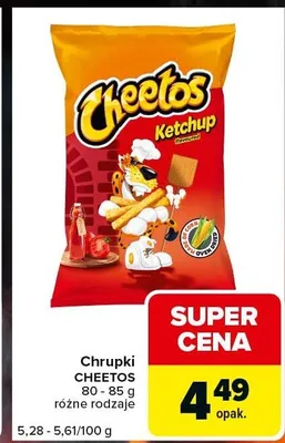 Chrupki ketchupowe Cheetos promocja w Carrefour Express