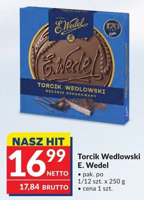 Torcik Wedlowski E. Wedel promocja w Makro