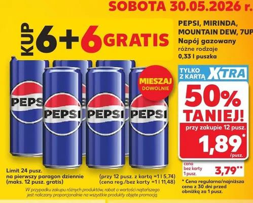 Napój gazowany promocja w Kaufland