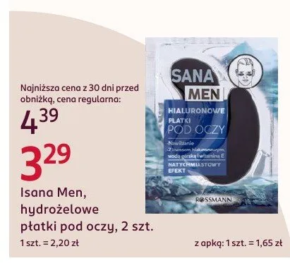 Hydrożelowe płatki pod oczy promocja w Rossmann