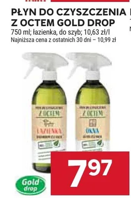 Płyn do czyszczenia z octem Gold Drop promocja w Stokrotka