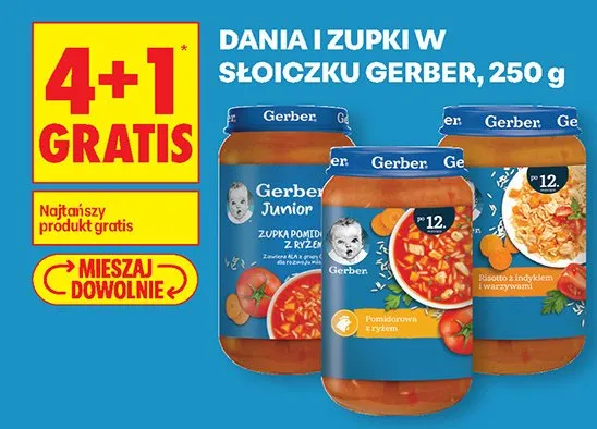 Dania i zupki w słoiczku promocja w Biedronka