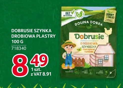 Dobrusie szynka drobiowa plastry Dolina Dobra promocja w Selgros