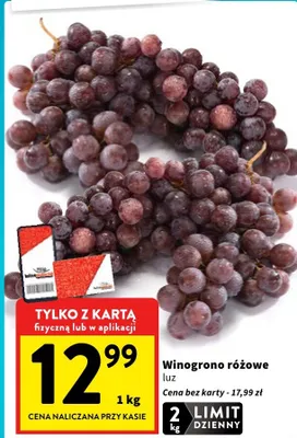 Winogrono różowe luz promocja w Intermarche