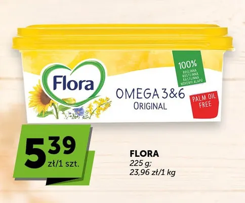Margaryna Flora Omega 3 & 6 Original promocja w ABC