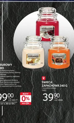 Świeca zapachowa Yankee Candle promocja w Selgros